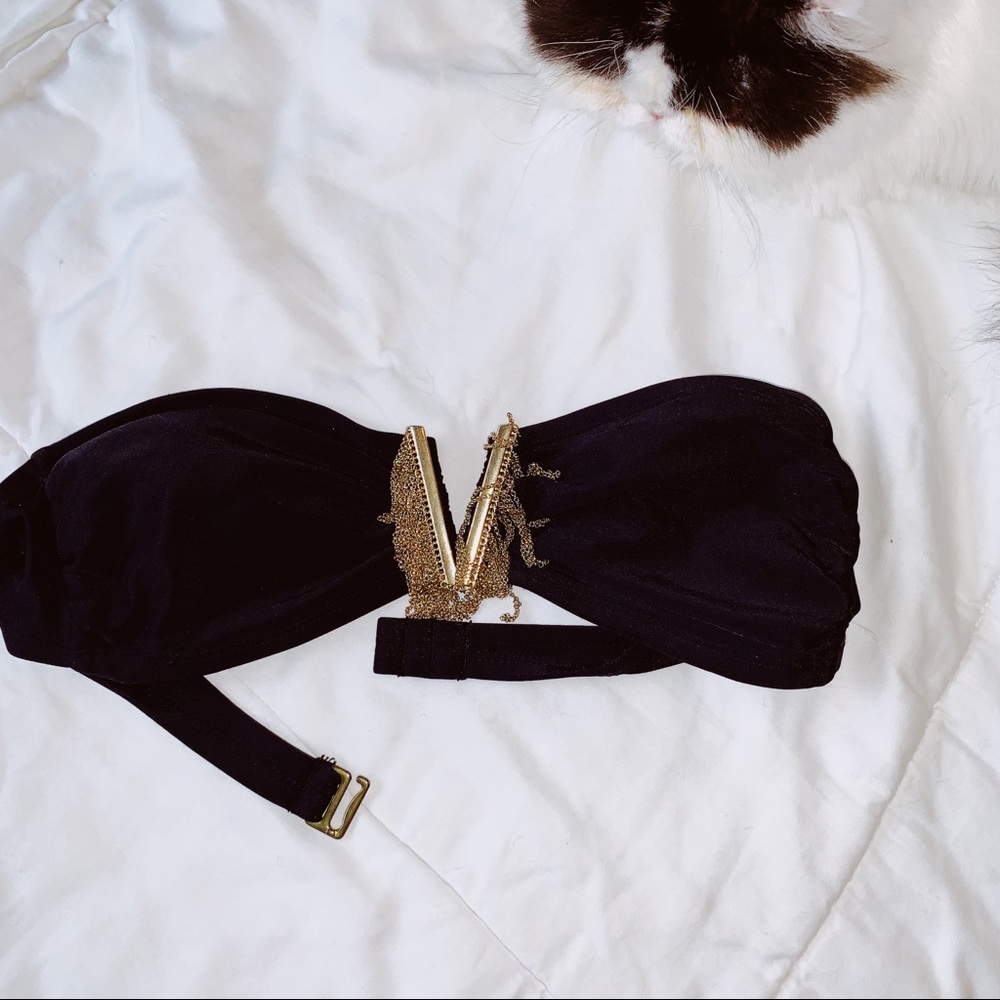 black elegant bikini top / ZAFUL